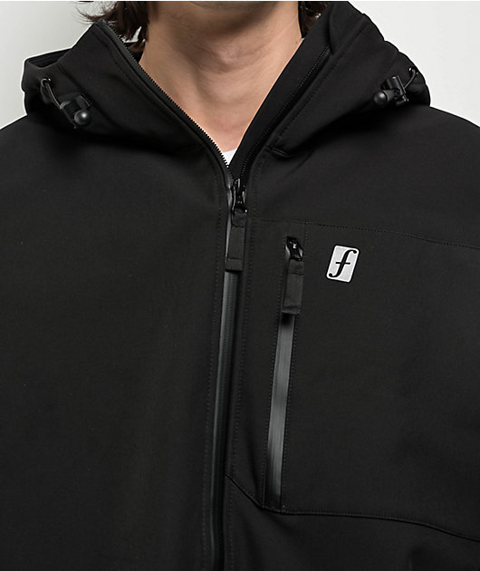 Forum Riding Black Softshell Anorak Snowboard Jacket | Zumiez