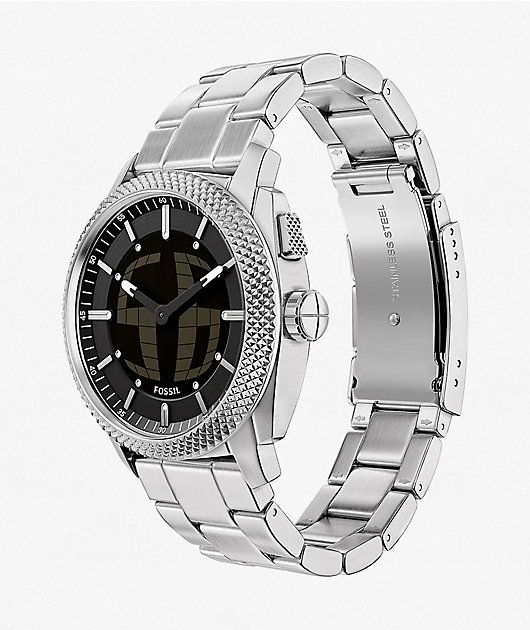 Fossil Big Tic Silver Analog & Digital Watch | Zumiez