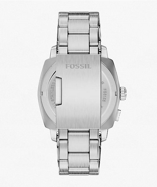 その他 FOSSIL BIGTIC WATCH Silver Analog Fossil Big Tic Silver Analog & Digital Watch | Zumiez