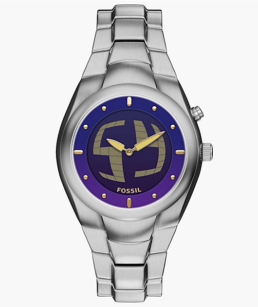 Fossil Big Tic Y2K Limited Silver Analog & Digital Watch video