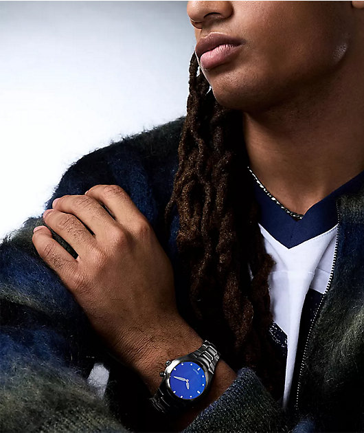 Fossil Big Tic Y2K Limited Silver Analog & Digital Watch | Zumiez