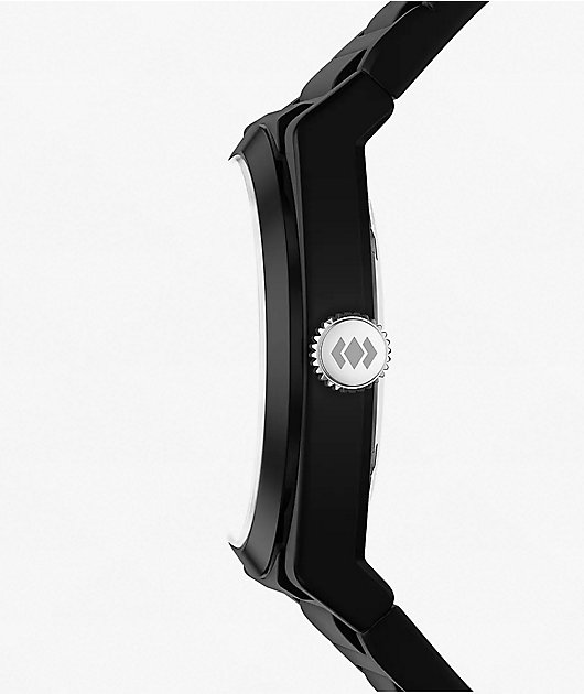 Fossil Everett Silicone Black Analog Watch