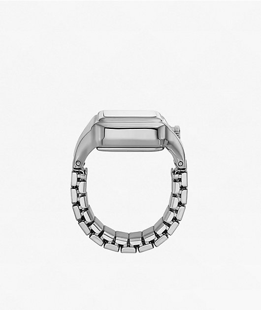 Fossil Raquel Silver Analog Ring Watch