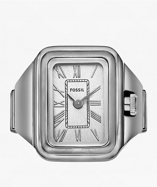 Fossil Raquel Silver Analog Ring Watch