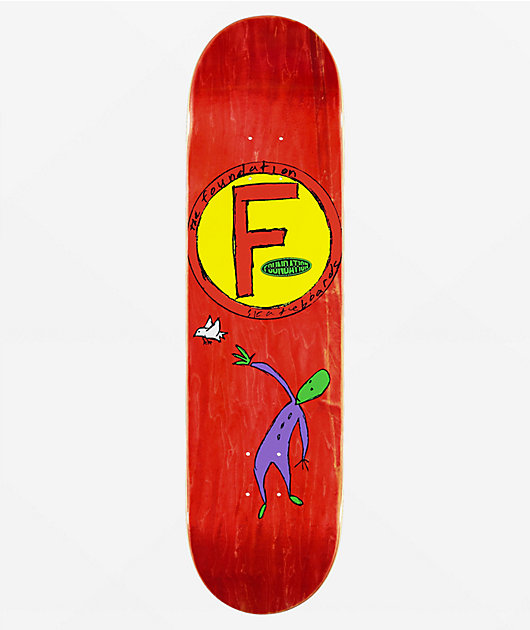 Foundation Circle F Bird 8.25" Skateboard Deck