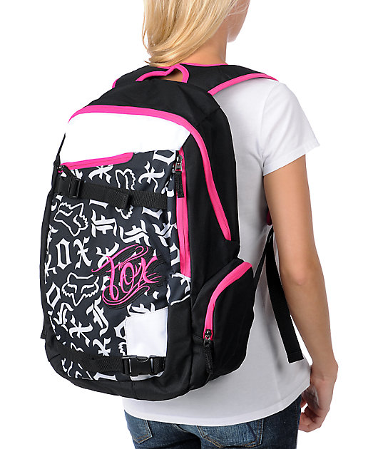 pink fox backpack
