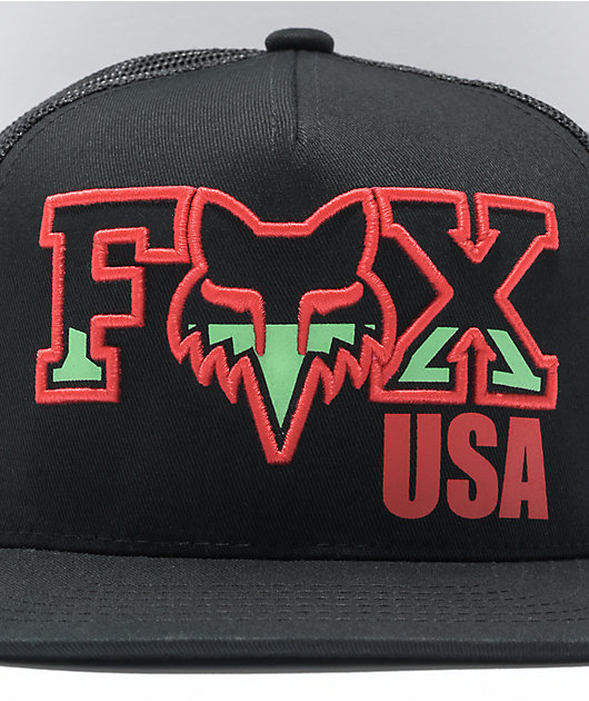 Fox Cultural Origins Black Trucker Hat