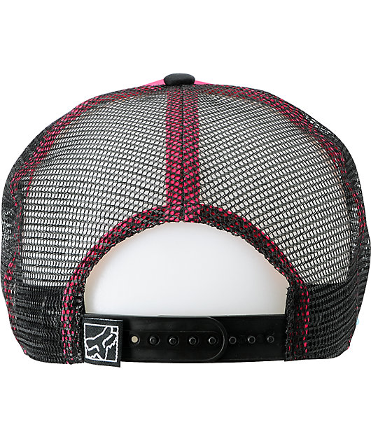 pink fox racing hat