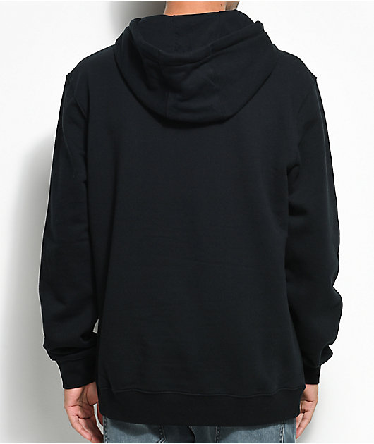 black pullover hoodie