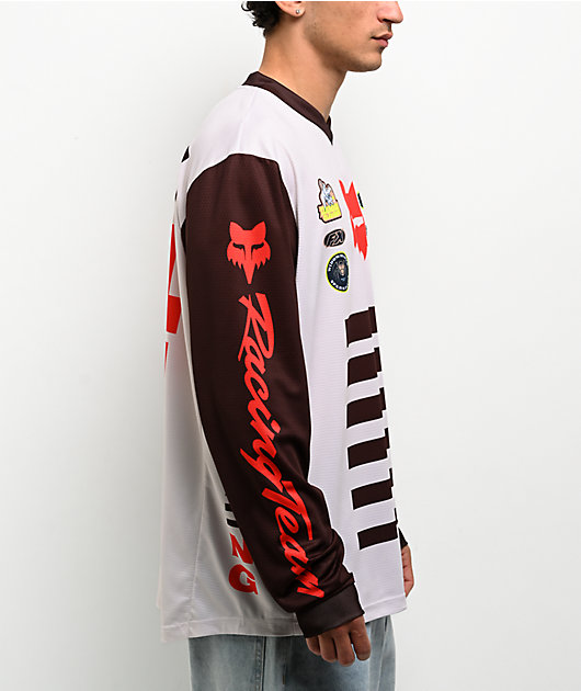 Fox Super Trick 180 Cream Long Sleeve Jersey | Zumiez