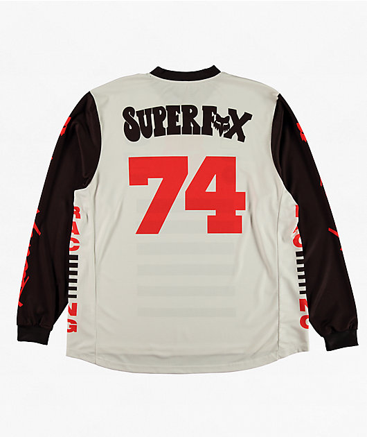 Fox Super Trick 180 Cream Long Sleeve Jersey | Zumiez