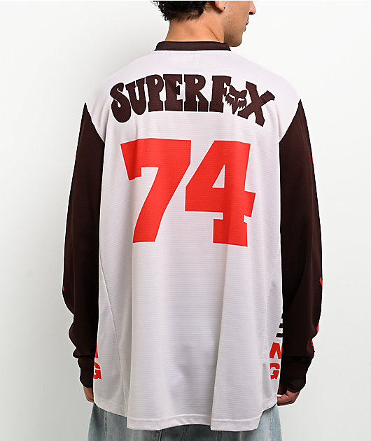Fox Super Trick 180 Cream Long Sleeve Jersey | Zumiez