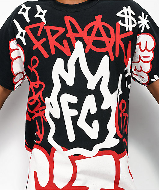Freak City Graffiti Black T-Shirt