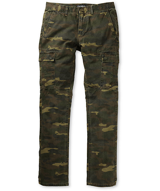 skinny camo cargo pants