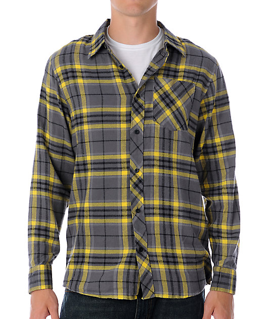 yellow flannel jacket