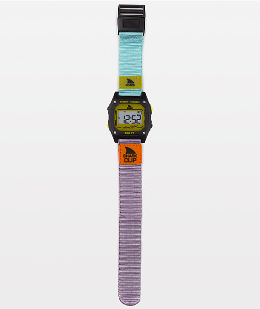 Freestyle Shark Classic Clip Turquoise, Black & Mustard Digital Watch