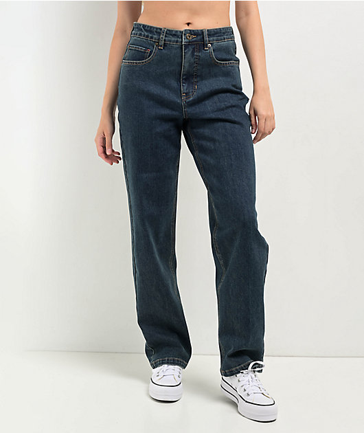 Freeworld Beach Straight Leg Blue Denim Jeans