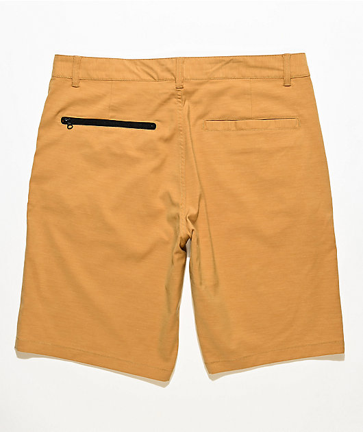Freeworld Classified Gold Hybrid Shorts