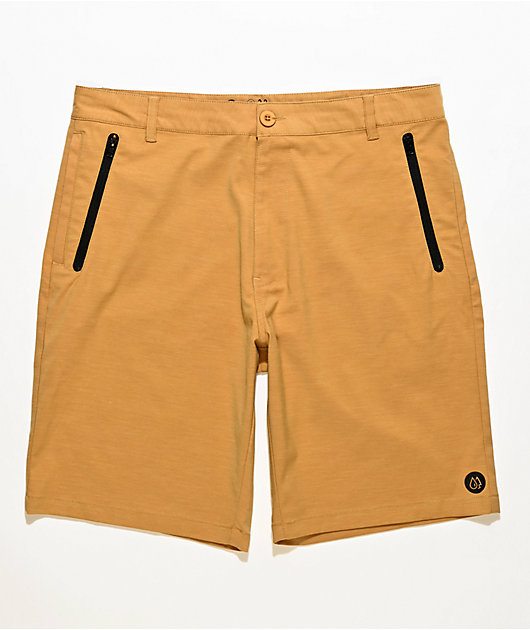 Freeworld Classified Gold Hybrid Shorts
