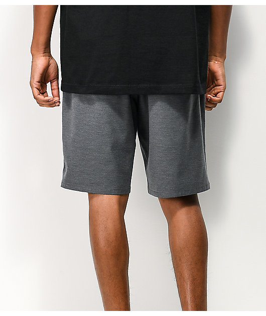 Freeworld Glassy Charcoal Hybrid Board Shorts