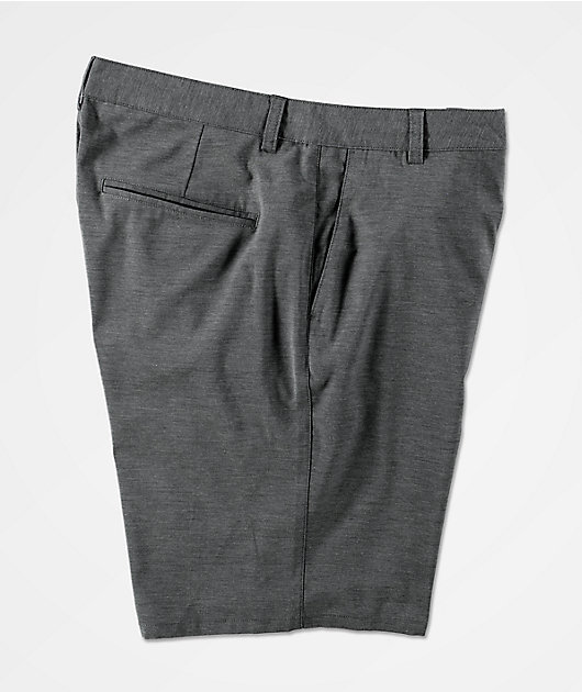 Freeworld Glassy Charcoal Hybrid Board Shorts