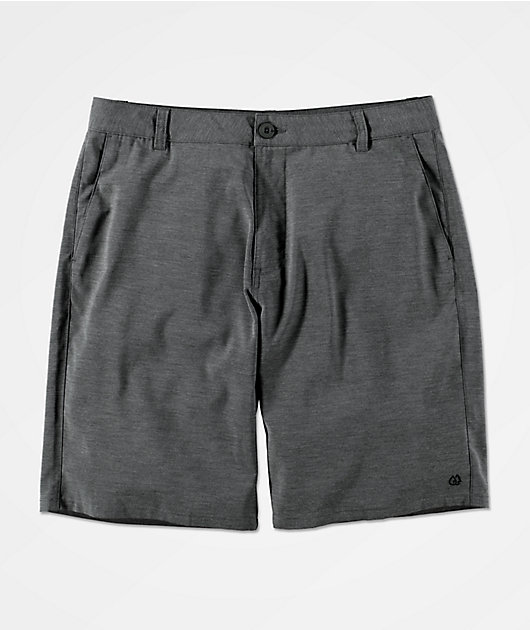 Freeworld Glassy Charcoal Hybrid Board Shorts