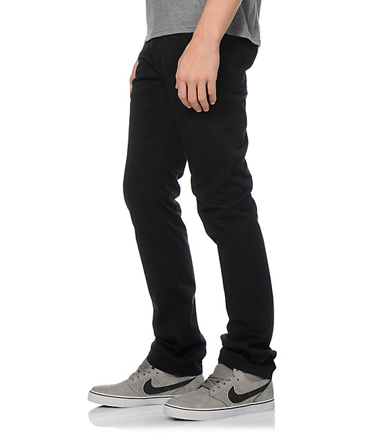 Freeworld Messenger 5 Pocket Twill Black Pants