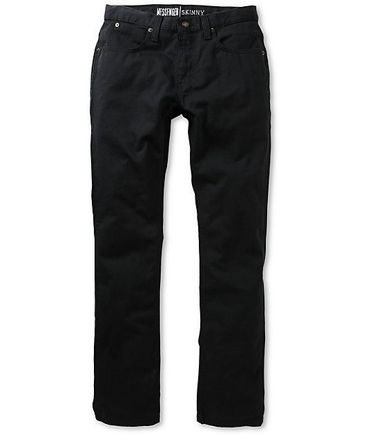 Freeworld Messenger 5 Pocket Twill Black Pants