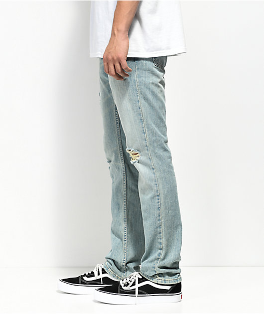 Freeworld Messenger Westport Ripped Skinny Jeans
