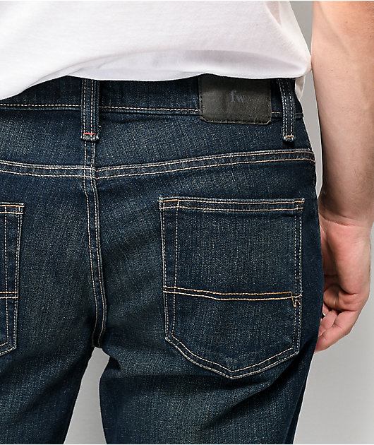 Freeworld Night Train Dirty Rinse Stretch Denim Jeans