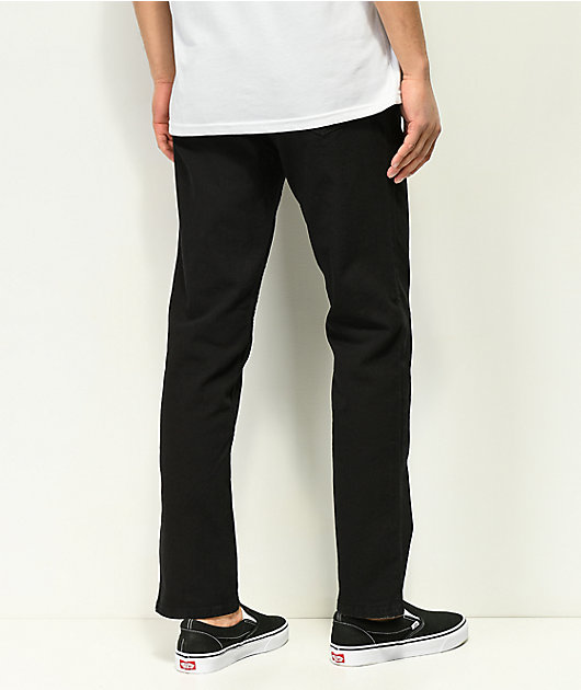 Freeworld Night Train Stretch Pure Black Jeans