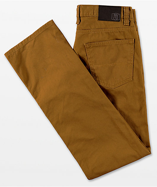 Freeworld Night Train Tobacco Twill Pants