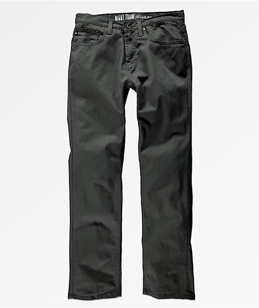 Freeworld Night Train pantalones de sarga gris