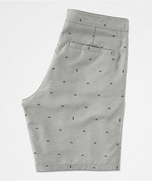 Freeworld Surfrider Light Grey Hybrid Board Shorts