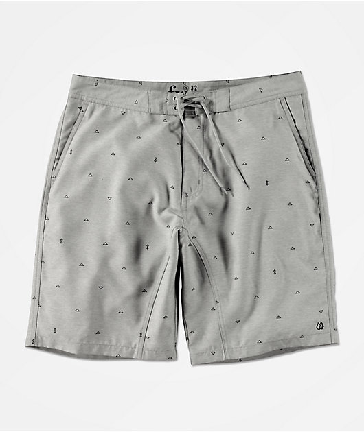Freeworld Surfrider Light Grey Hybrid Board Shorts