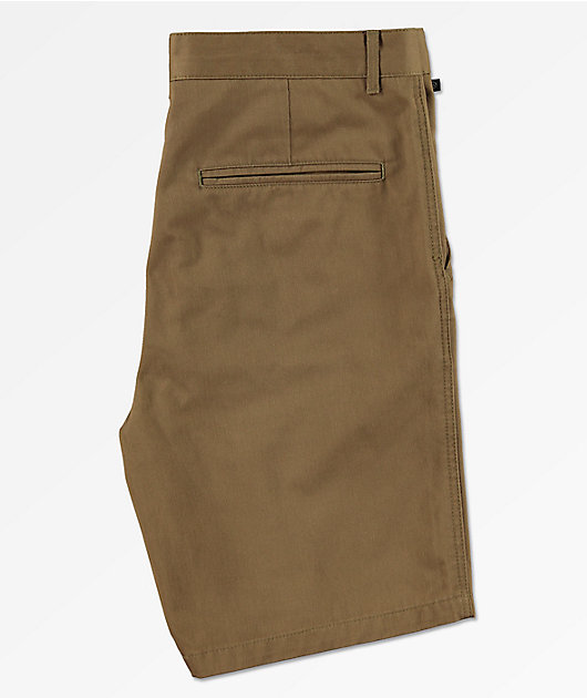 Freeworld Walker Light Khaki Chino Shorts