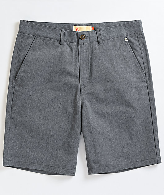 Freeworld Walker Medium Grey Chino Shorts