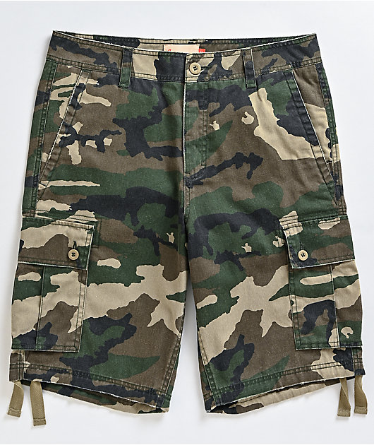 Freeworld Wreckage Camo Cargo Shorts