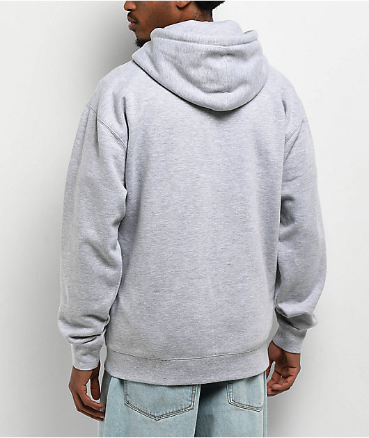 Frog Love/Hate Heather Grey Zip Hoodie | Zumiez