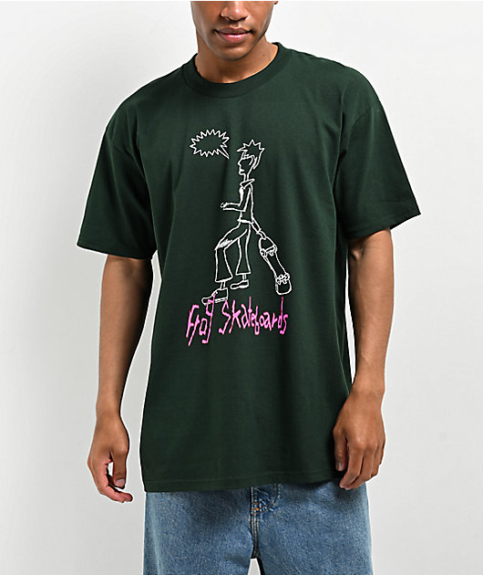 Frog Skater Green T-Shirt | Zumiez