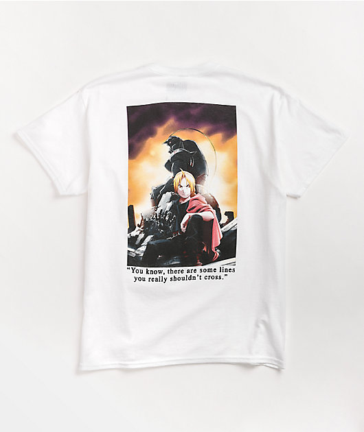 Fullmetal Alchemist Brotherhood White T-Shirt | Zumiez