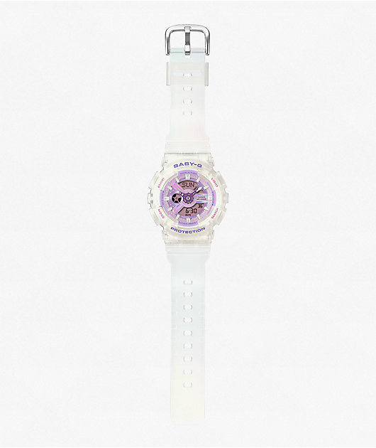 G-Shock Baby-G BA-110PD-7ACR Clear Analog & Digital Watch