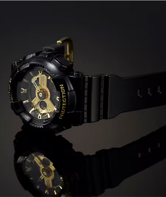 G-Shock Baby-G BA110-1A Black & Gold Analog & Digital Watch