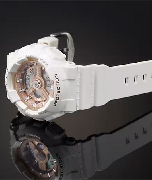 G-Shock Baby-G BA110-7A1 White Analog & Digital Watch