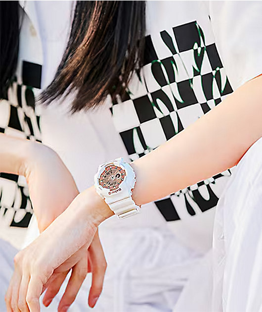 G-Shock Baby-G BA110-7A1 White Analog & Digital Watch