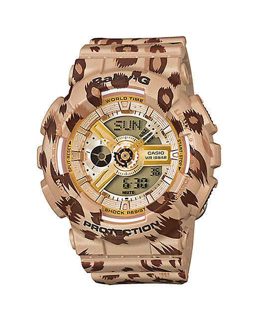g shock leopard