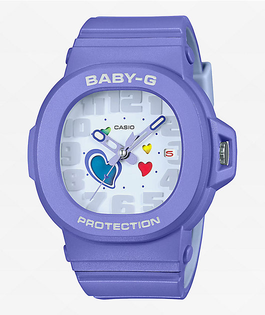 Ｂaby-G G-Shock Baby-G BGA10-6A Purple Analog Watch | Zumiez