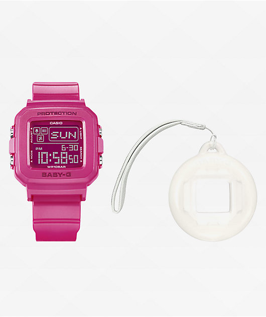 Baby g black and pink watch hotsell