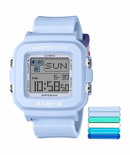 G-Shock Baby-G PLUS BGD10L-2 Blue Digital Watch | Zumiez