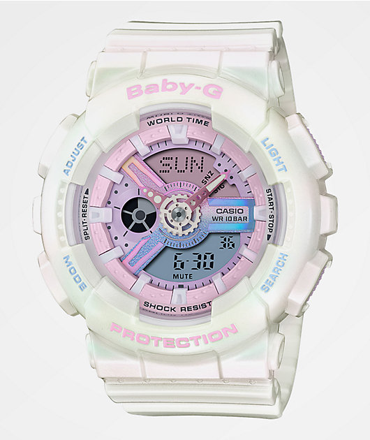 G-Shock Baby-G Polarized White Pink Watch